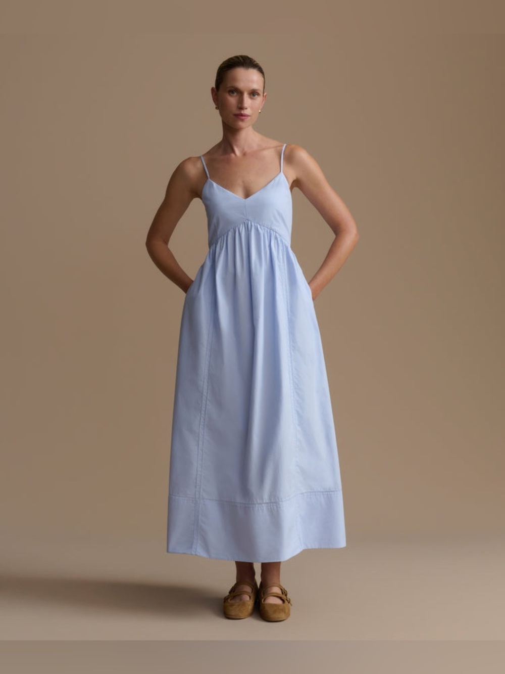 Jenni Kayne Light Blue Maxi Dress